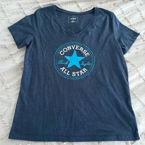 Converse Classic Fit Heathered Blue Tee